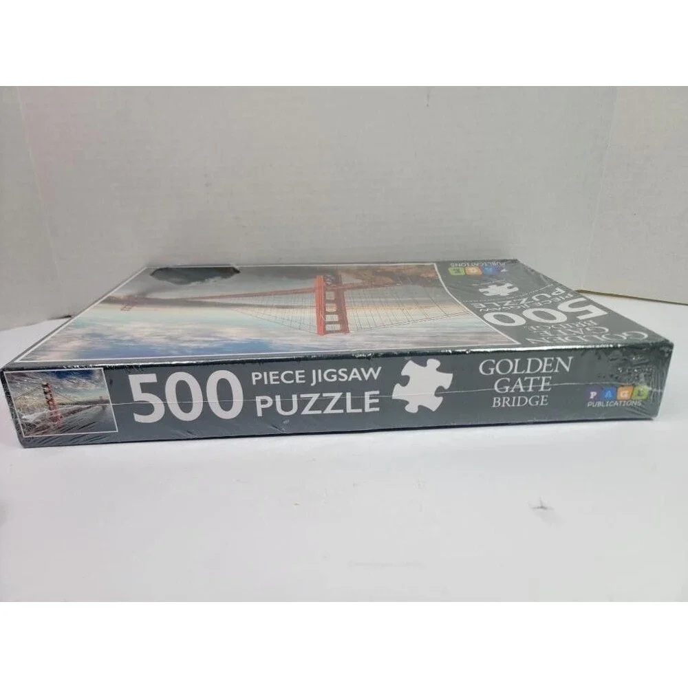 Page Publications Golden Gate Bridge 500 Piece Jigsaw Puzzle San Francisco New